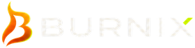 Burnix — flame mark and wordmark